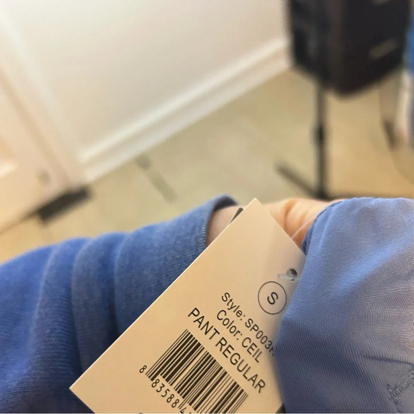 NWT SCRUBOLOGY WOMENS BLUE SCRUB PANTS - Picture 5 of 5